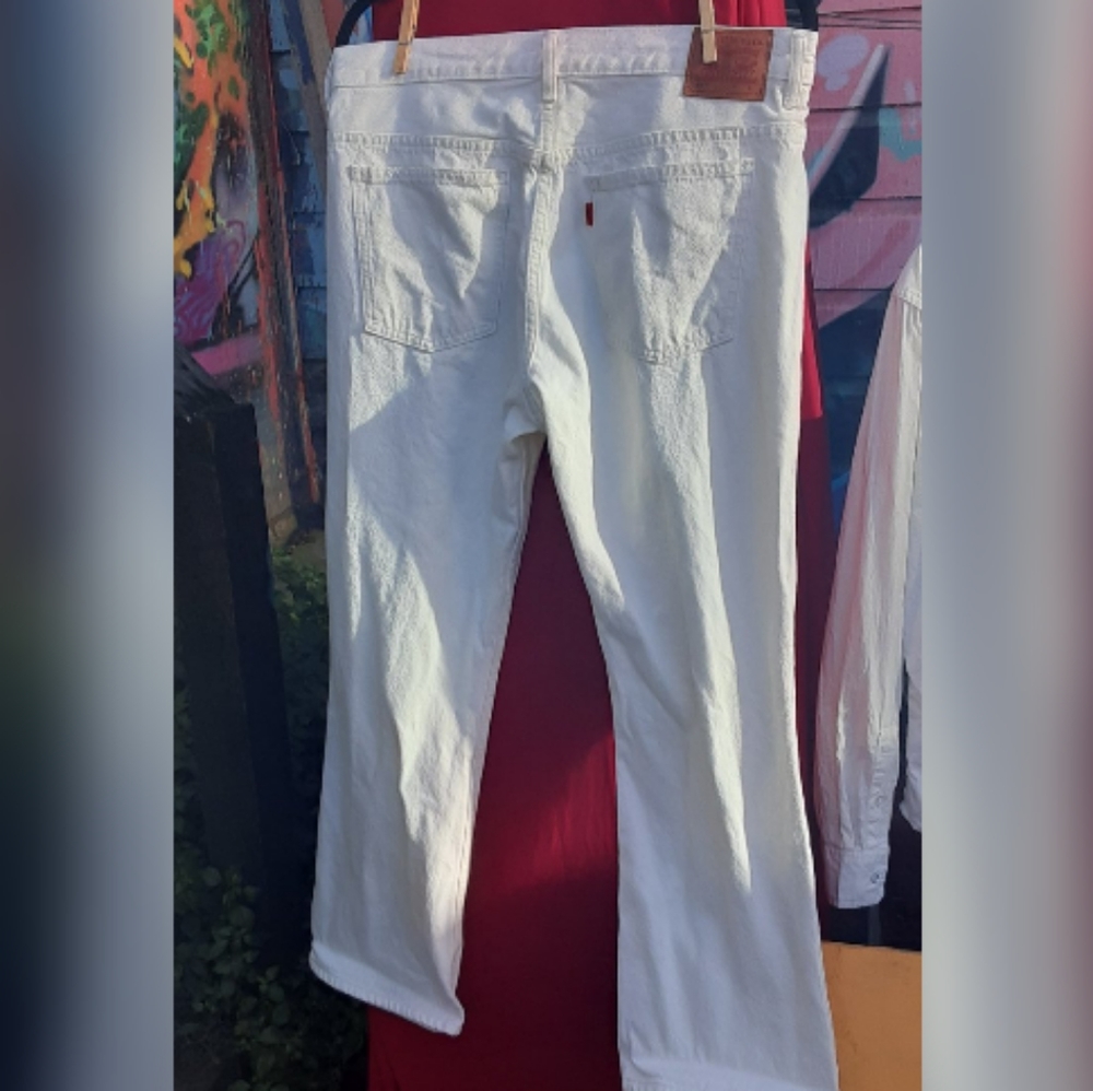 White Levi's 517 Vintage Orange Tab - Picture 3 of 4